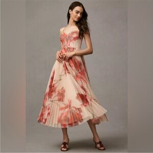 Hutch Brianna Bustier Pleated Tulle Maxi Dress
(New, sealed in bag)